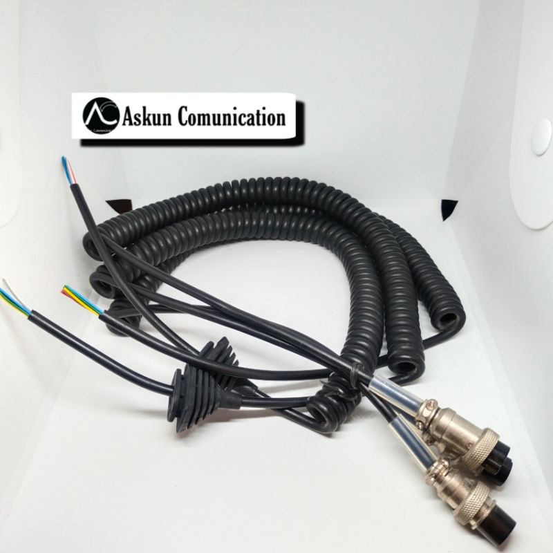 Kabel spiral mic Alinco DR-135 DR-620 DR-635