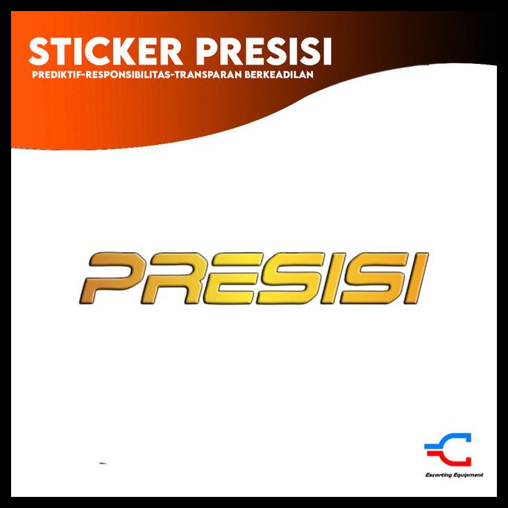 

WOOWW READY !!! STICKER PRESISI POLRI SLOGAN KAPOLRI SALE