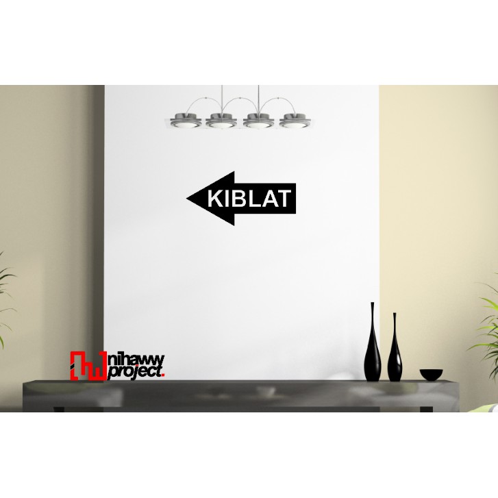 

Sticker Cutting Penunjuk Arah Kiblat