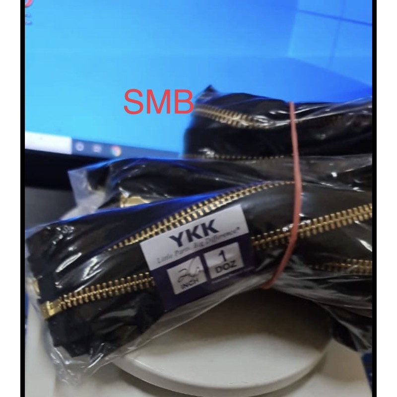 Ritsleting / resleting / zipper YKK RGOR-58 26 in (65cm) u/ jaket kulit bolak balik 1DZ = 12PCS
