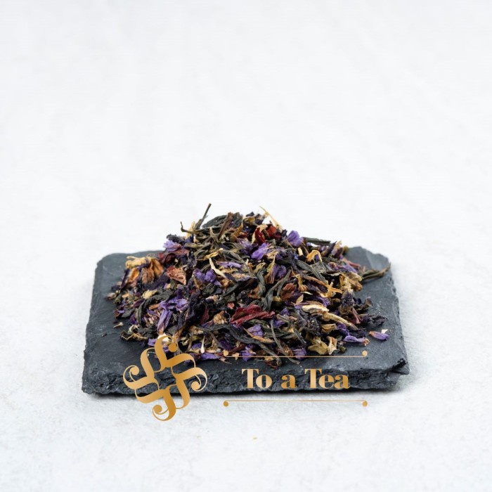 

TEH-DAUN- TO A TEA COLORFUL HEALTH REMEDY BLUE, PURPLE, YELLOW, RED TEA - 50GR - GOLDEN GLOW -DAUN-