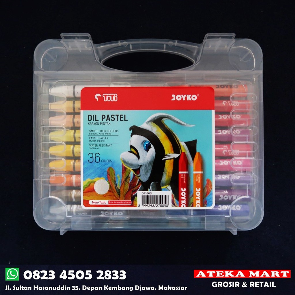 

JOYKO 36 OIL PASTELS OP-36S / KRAYON MINYAK