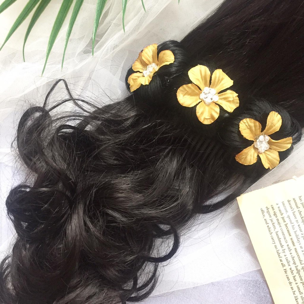 nadiSSE Sirkam Rambut Bunga Nany Sirkam Rambut Pesta Sirkam Hiasan Rambut Sirkam Bunga Sirkam Korea