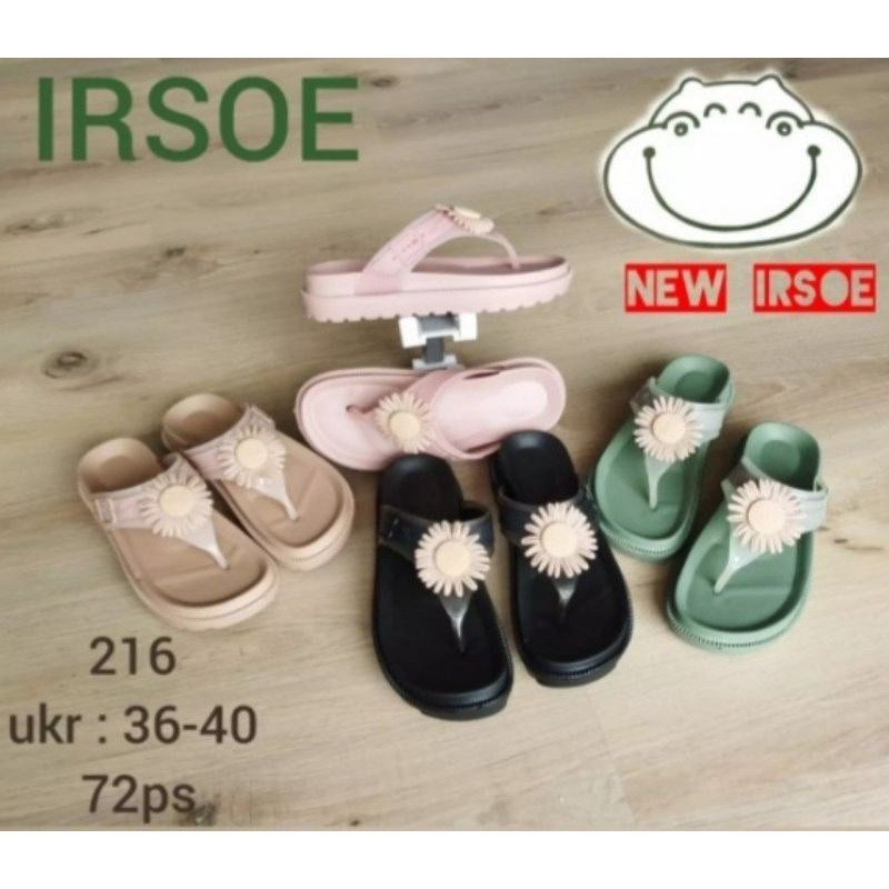 IRSOE 216 SANDAL JEPIT BUNGA MODEL TERBARU