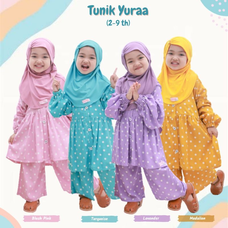 Promo COD Stok terbatas barang bagus Kaaffah Tunik Terbaru Model Kekinian Anak perempuan bahan rayon