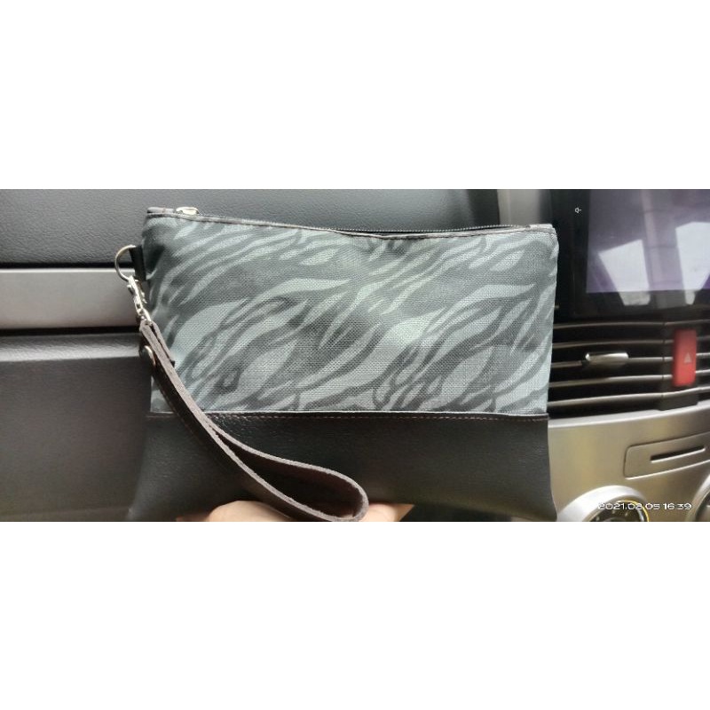 clutch motif loreng dan ABRI /dompet wanita