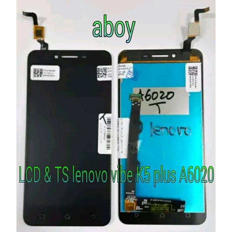 Berkualitas Lcd & Ts Lenovo Vibe K5 Plus A6020 & A46 & Flexible Lcd Warna Hitam Berkualitas