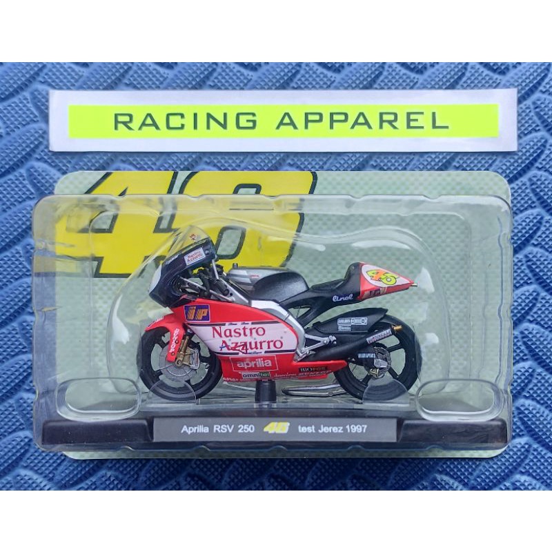 Leo Models 1/18 Aprilia RSV 250 Valentino Rossi 46 Test Jerez 1997