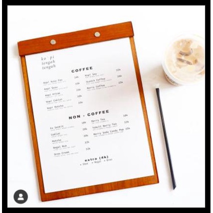 

Heaven | Papan Menu/Menu Board Cafe/Resto A4 Free Grafir Logo