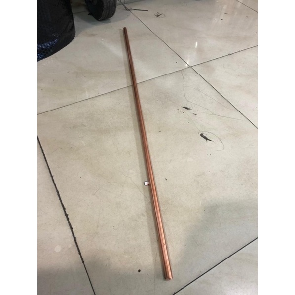 rod grounding 5/8 Panjang 1Meter Grounding Rod tembaga asli