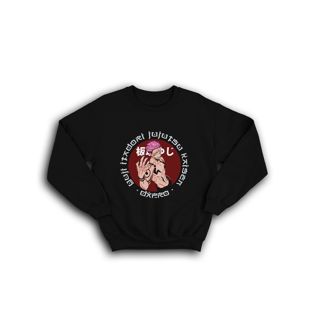 SWEATER JAKET CREWNECK TERBARU SERIES ITADORI KUSUNA JUJUTSU KAISEN ANIME MANGA