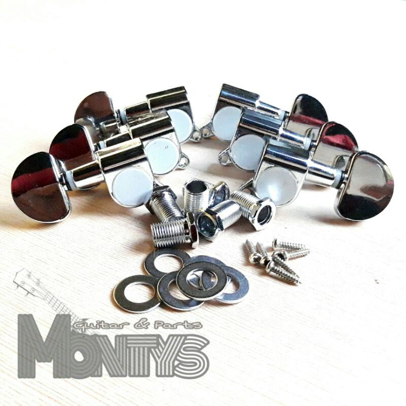 Dryer Grover Chrome Gitar Akustik Elektrik