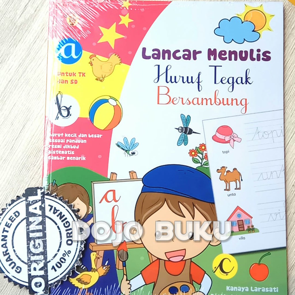 Lancar Menulis Huruf Tegak Bersambung by Kanaya Larasati