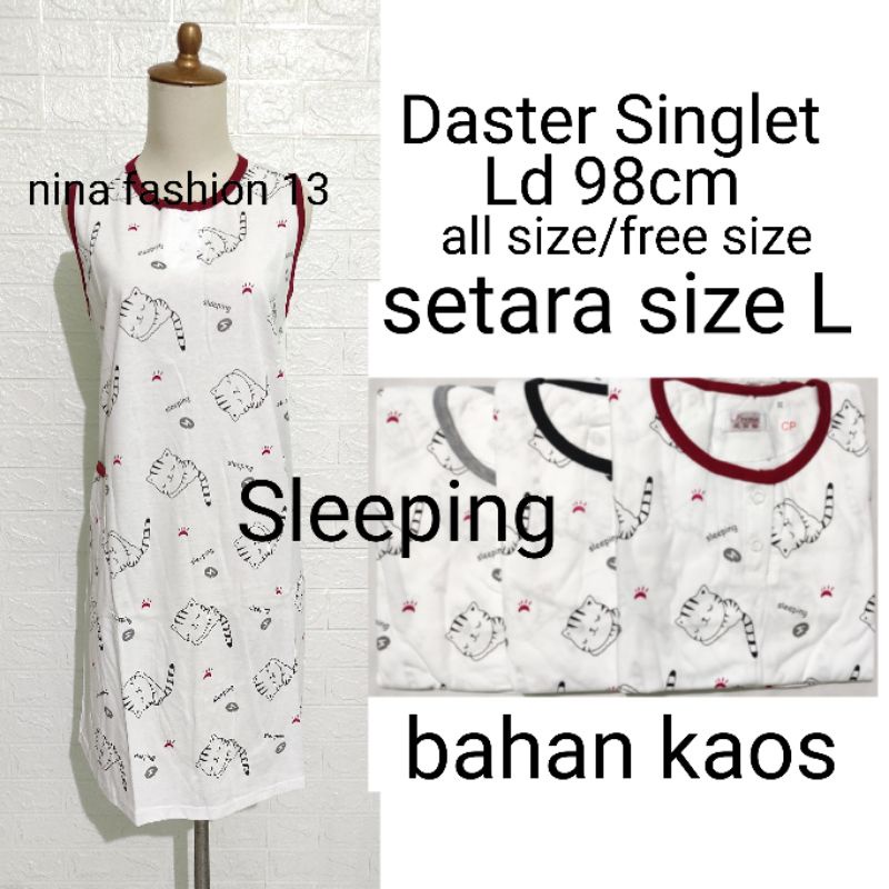 Daster dewasa wanita baju tidur kaos