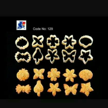 Cetakan Acuan kue kering malaysia no 129