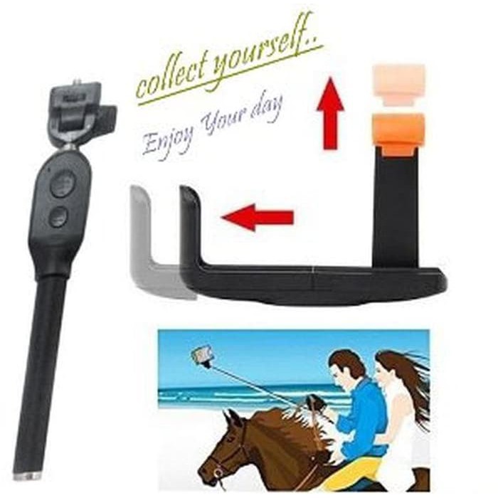 Tongsis Selfie Bluetooth Monopod/Tongsis selfie Bluetooth - 460063