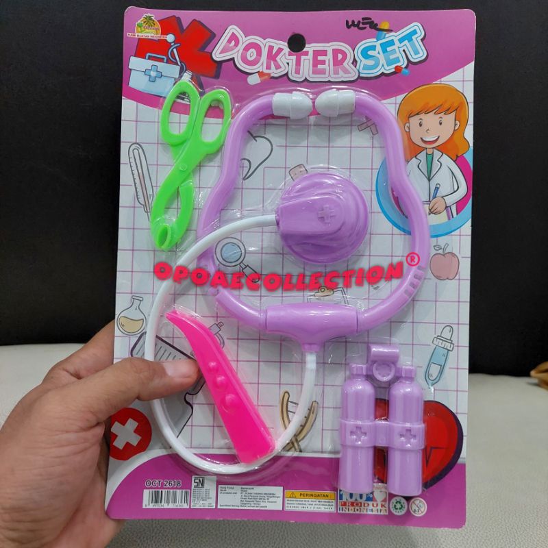 Mainan Edukasi Dokter Set / Mainan Dokter-Dokteran / Medical Toy / Edukasi Anak - Dokter code - U