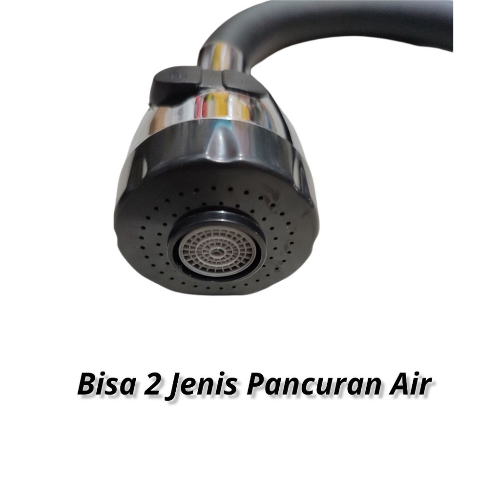 Kran Cuci Piring / Kran Angsa Fleksibel Karet Hitam Dinding ANTI KARAT PROMO HARGA AGEN