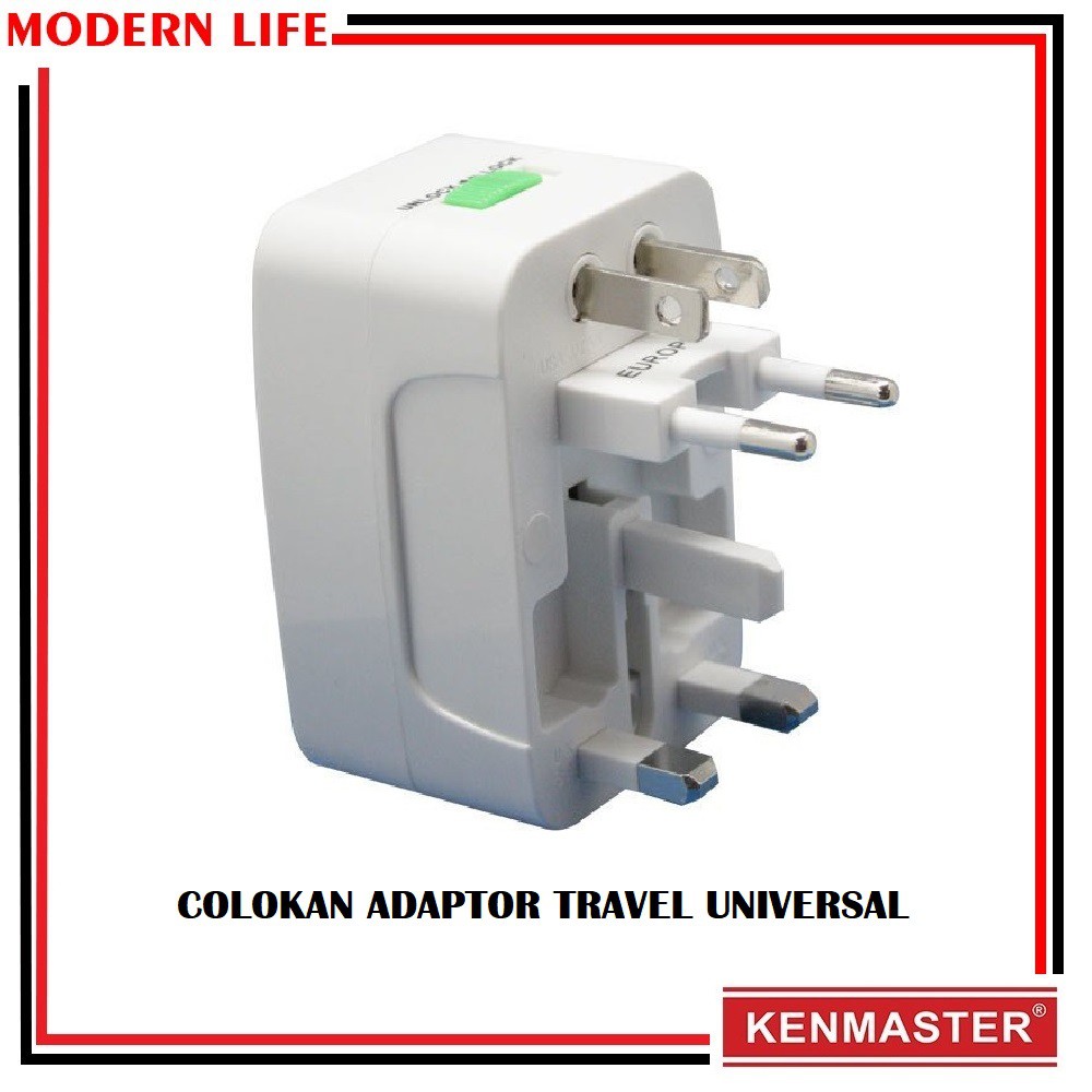 Universal Travel Adaptor Fast Charging / Colokan Adaptor Kenmaster