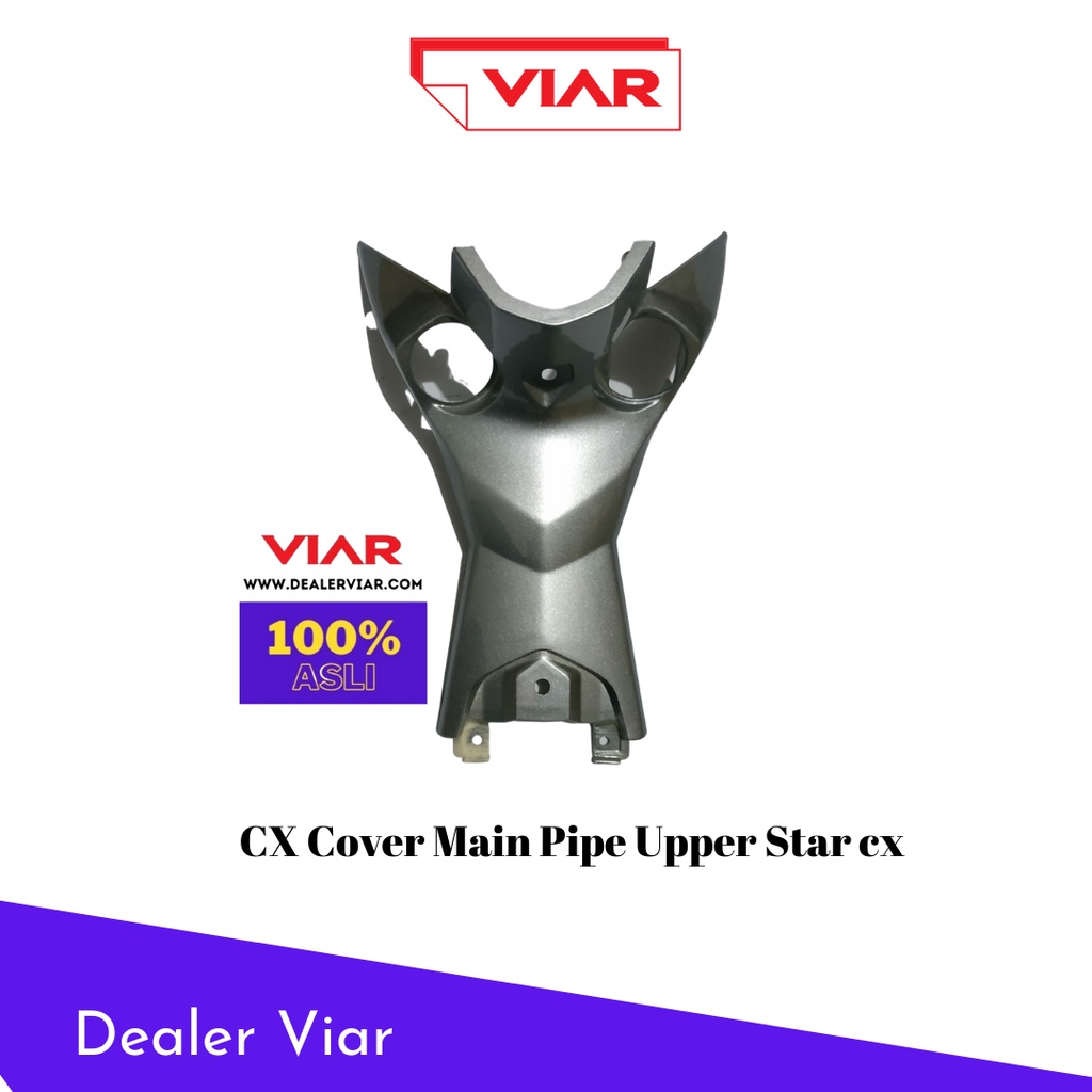 Spare Part Viar BODY TENGAH KUNCI KONTAK Original (CX-COVER MAIN PIPE UPPER STAR CX)