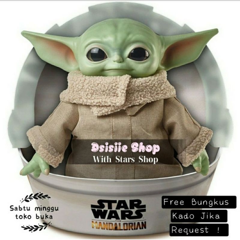 Star Wars The Mandalorian The Child Baby Yoda 11" Plush Original / Boneka alien star wars