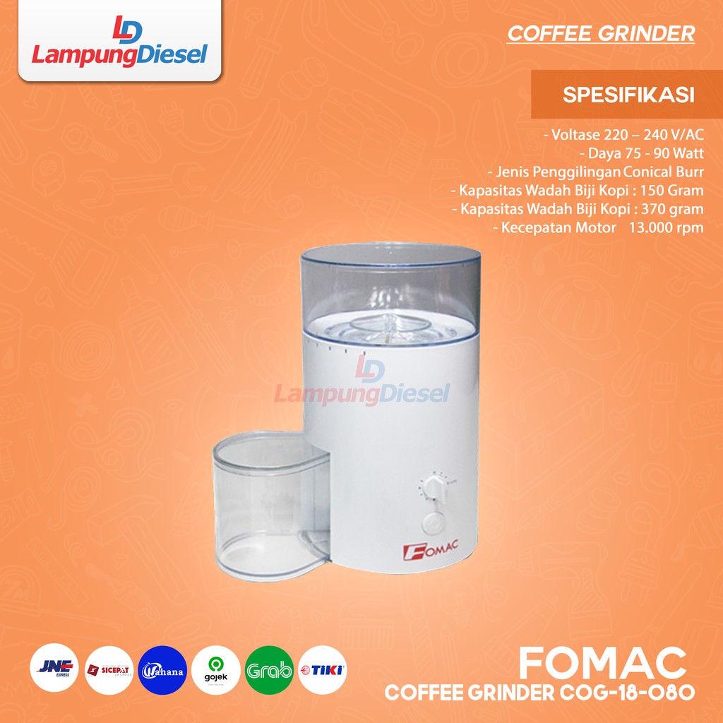 FOMAC COFFEE GRINDER COG-18-080