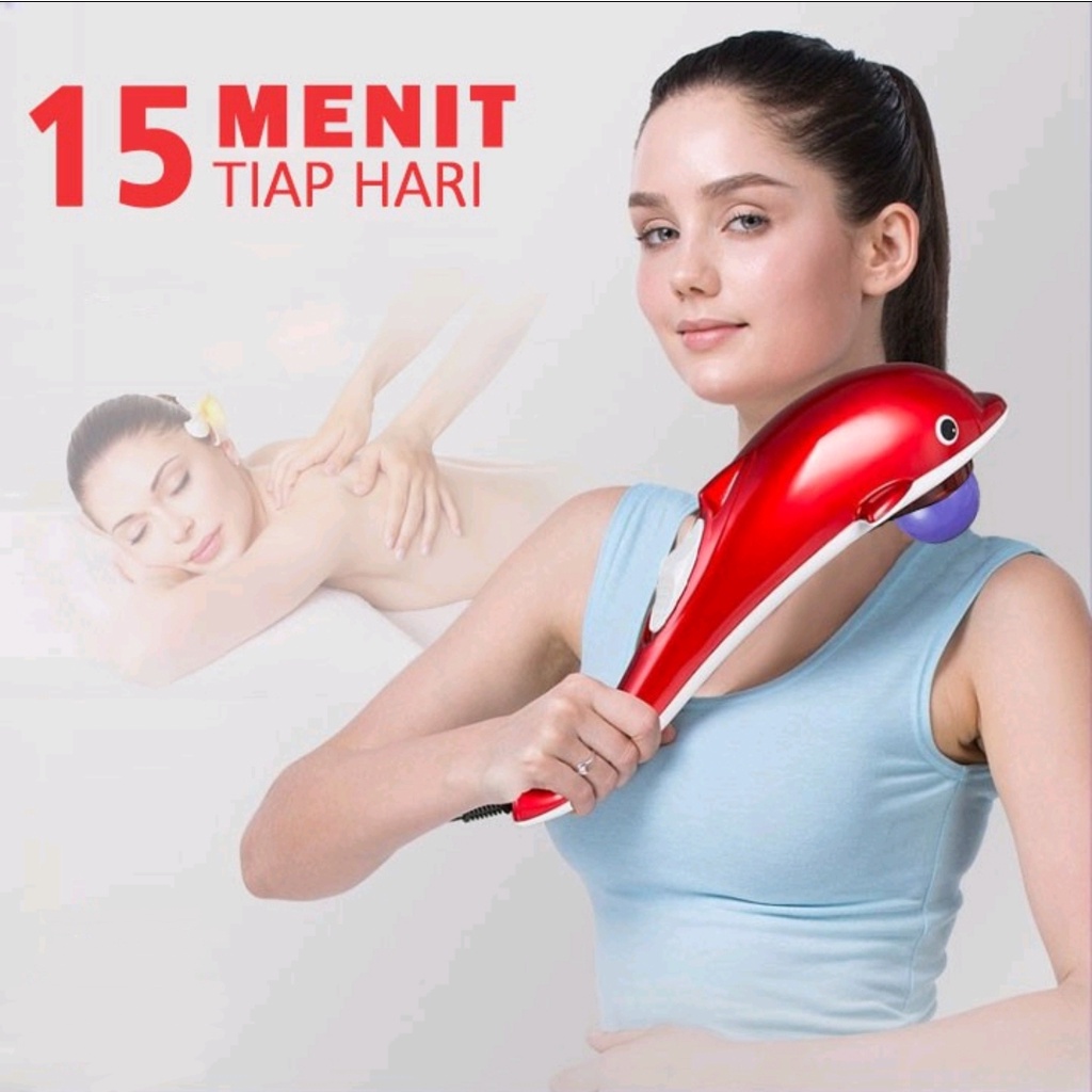 Alat Pijat Elektrik Terapi Infrared Dolphin Massager/Alat Pijat Dolphin/Alat Pijat