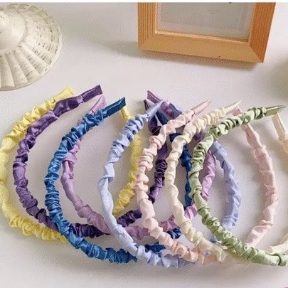 BOS - BANDO KOREAN WARNA WARNI | HEADBAND SCRUNCHIE FULL COLOUR