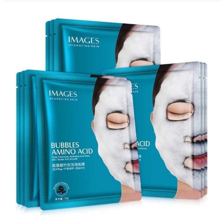 MASKER TOPENG BUBBLE/IMAGE BUBBLE AMINO ACID