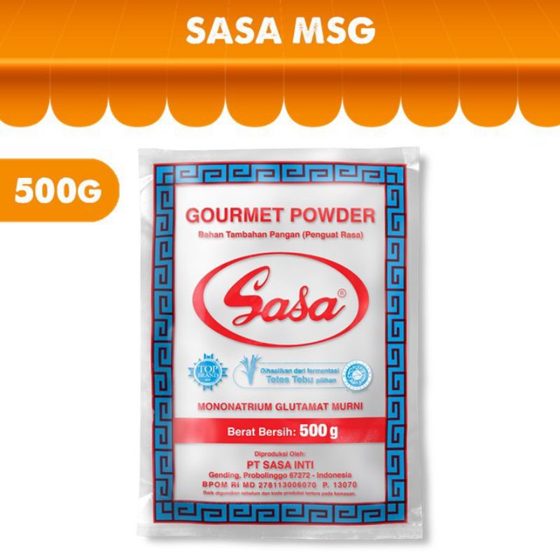 Penyedap rasa sasa micin vetsin gourmet powder ( 500gr )