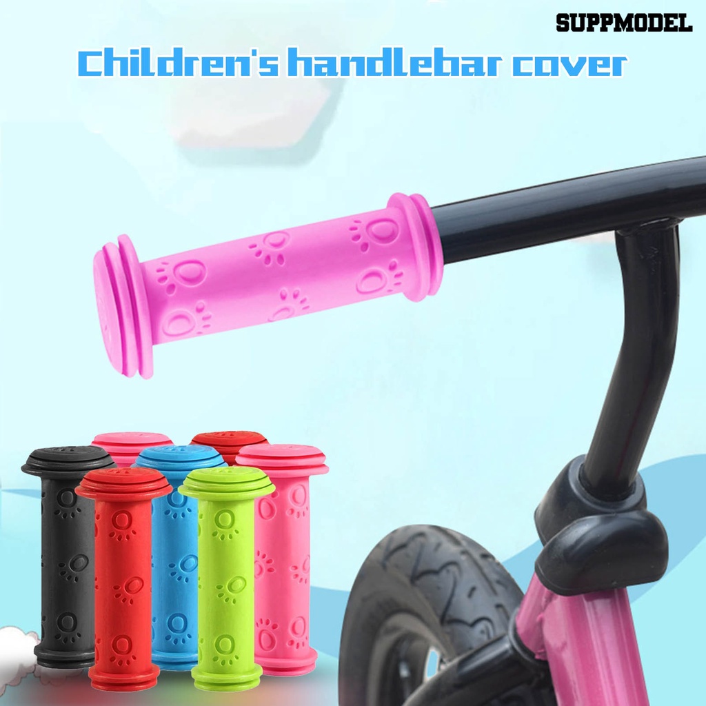 1 Pasang Grip Stang Sepeda Anak Bahan TPR Anti Slip Tahan Lama