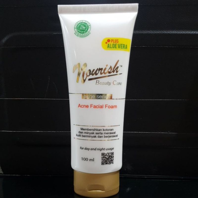 nourish acne facial foam