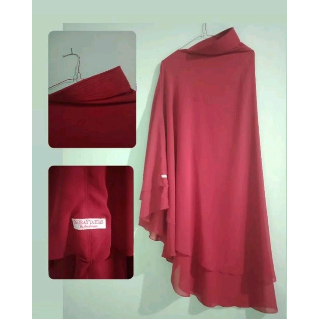 Preloved Khimar ceruty by Tsurayya Hijab