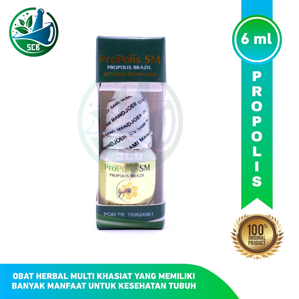 Propolis SM - Propolis Brazil Obat Tetes Herbal Multikhasiat Asli