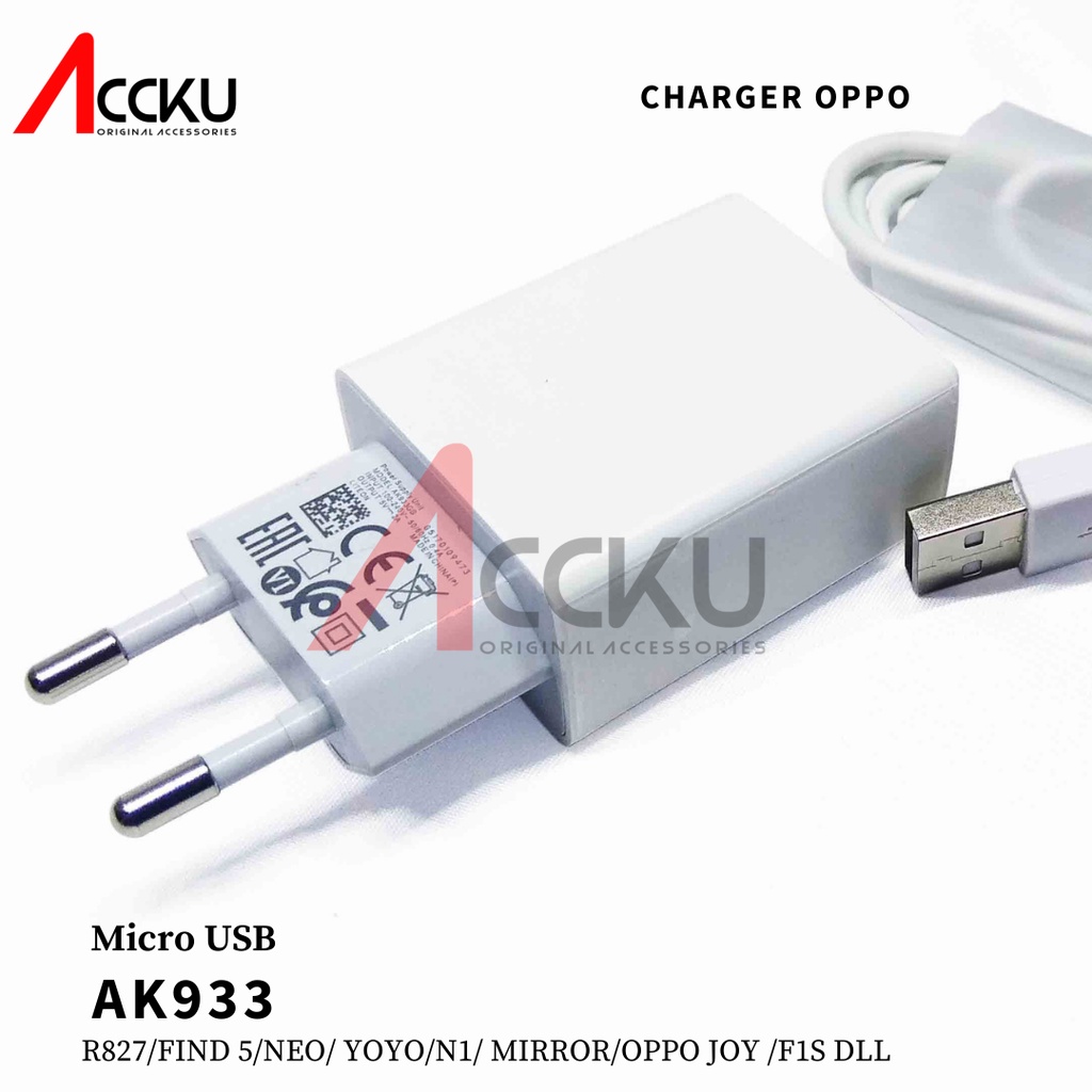 TRAVEL CHARGER OPPO AK933 CHARGER OPPO NEO OPPO YOYO OPPO JOY CHARGER MICRO USB 2A  AK933 OPPO TYPE C USB ORIGINAL