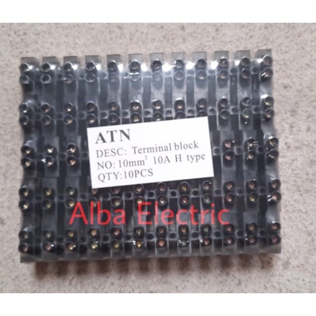 TERMINAL BLOCK 10mm /TERMINAL BLOK 10mm 30A (harga perbaris/12pcs)