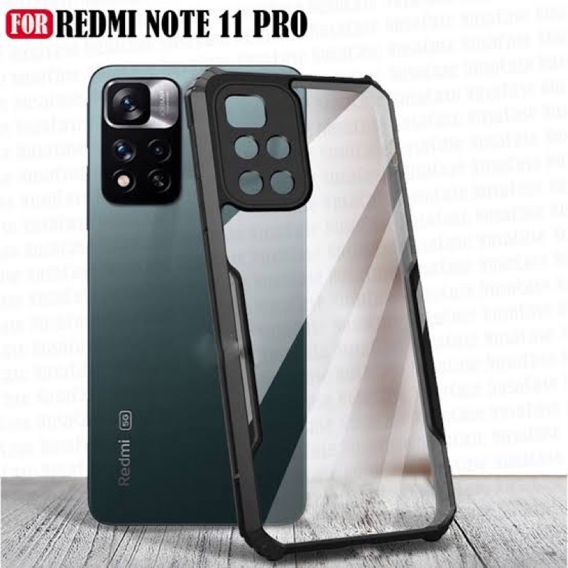 Anti shock Fuze Transparant Case Xiaomi Redmi Note 11 Pro 5G Shockproof Case Note 11 Pro Acrylic