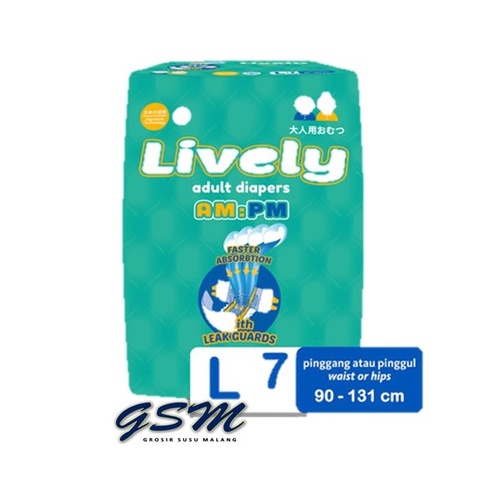 LIVELY POPOK DEWASA PEREKAT M8 L7 XL6