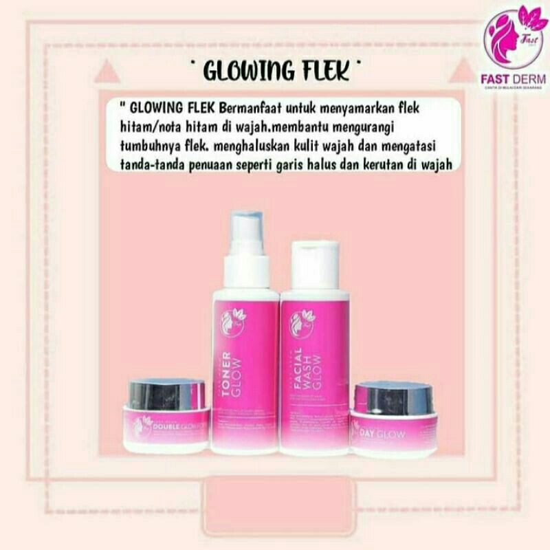 PAKET GLOWING FLEK FASTDERM / FAST DERM