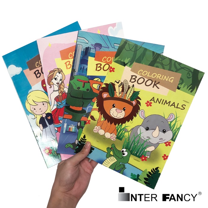 

Buku Mewarna Anak / Kids Coloring Book 4 Seri Jumbo