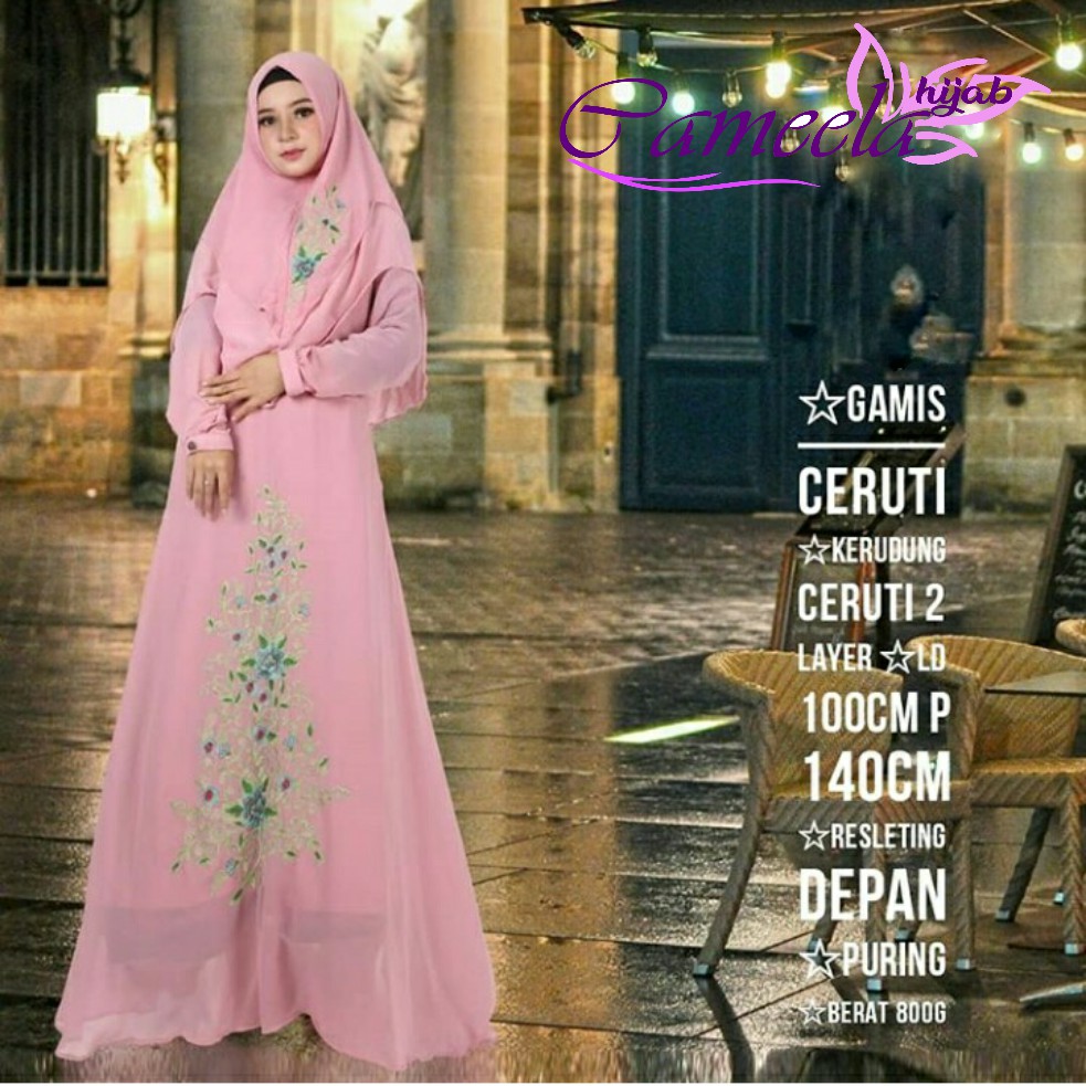 Gamis Ceruti Bordir