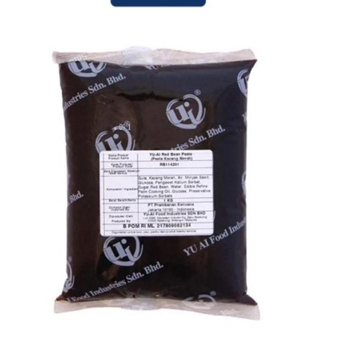 

Quality Control✅PROMO Yu ai Yu-ai Red Bean Paste / Pasta Kacang Merah / kacang merah 1 kg|SQ2
