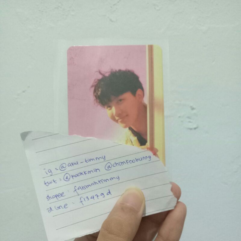 pc jhope answer e hoseok photocard album