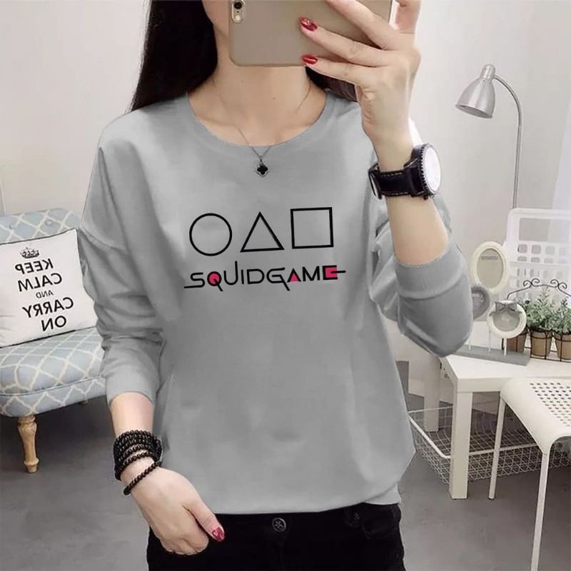 COD☑️BLOUSE TERBARU/ BLOUSE SQUID GAME/2 UKURAN L/XL/ GOOD QUALITY/ BEST SELLER/BLOUSE KEKINIAN