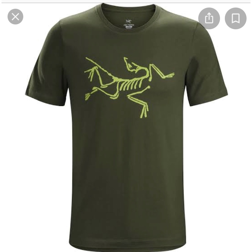 Kaos Outdoor Arcteryx Archaeopteryx SS Tshirt men’s original discontinued Spring 2018 Colors