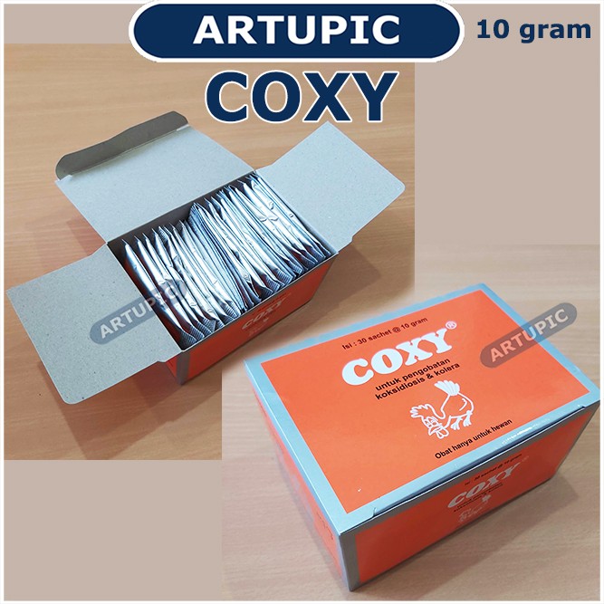 Coxy 10 gram Obat Koksi Bakteri Berak Darah Merah Hijau Koksidiosis Kolera Unggas Ayam