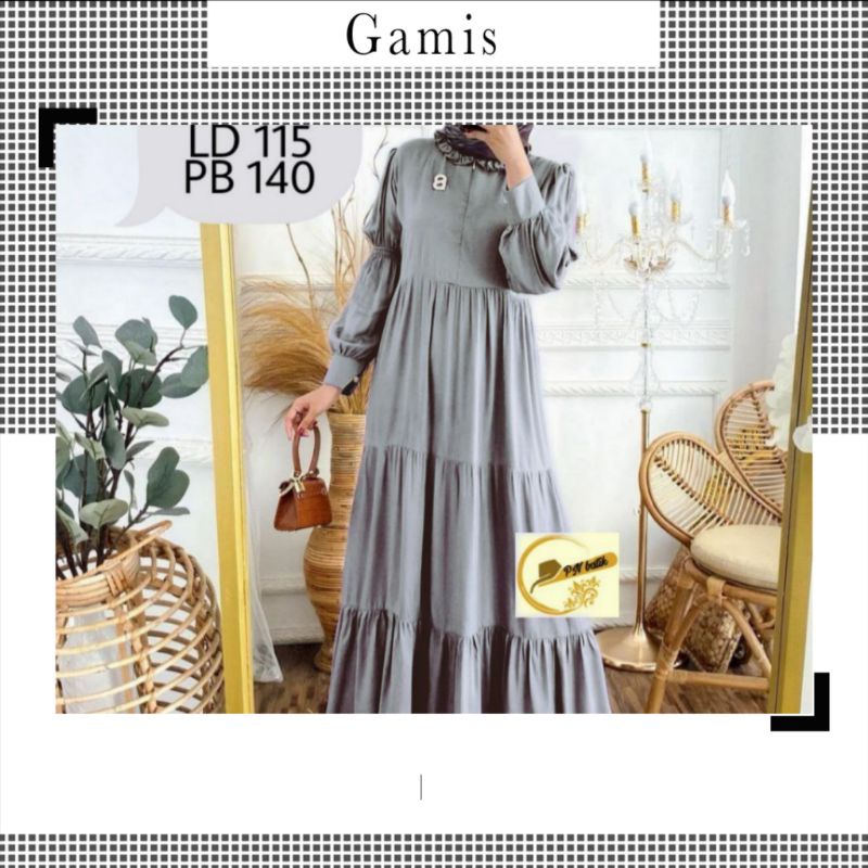 LARISSA/DRESS POLOS/DRESS MUSLIMAH