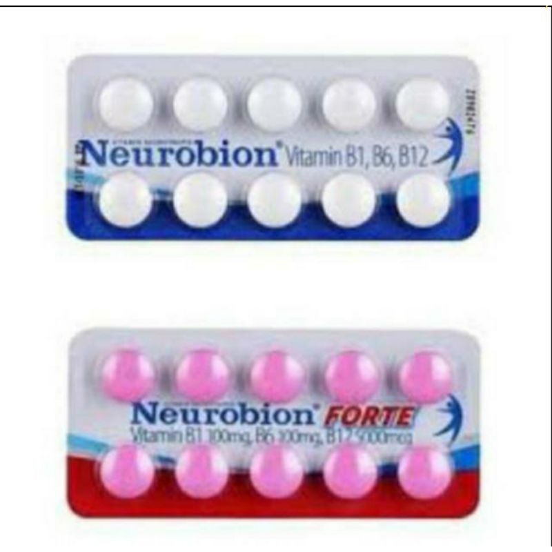 neurobion putih dan neurobion forte 10tablet (ori)