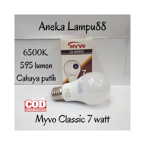 Lampu LED 7 watt - Bohlam 7 watt myvo classic - lampu 7 watt - MYVO CLASSIC