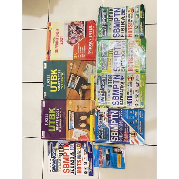 Preloved buku utbk sbmptn inten/GO/wangsit/sks
